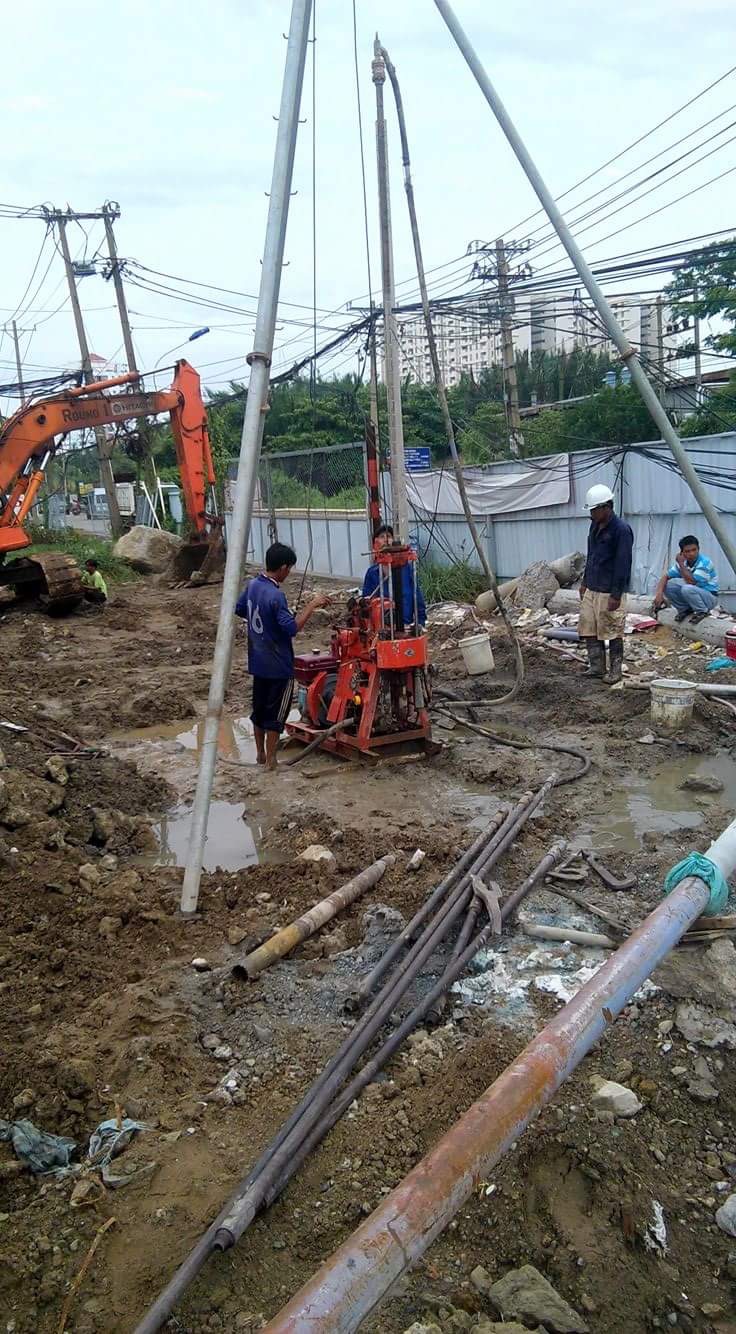 Thí nghiệm kiểm tra cọc xi măng đất